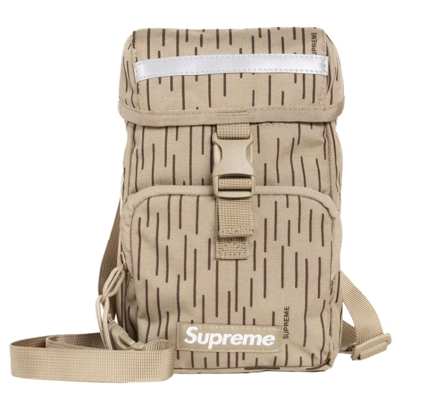 Supreme Camera Bag Tan Raindrop