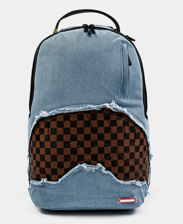 Sprayground Denim Shark Bite