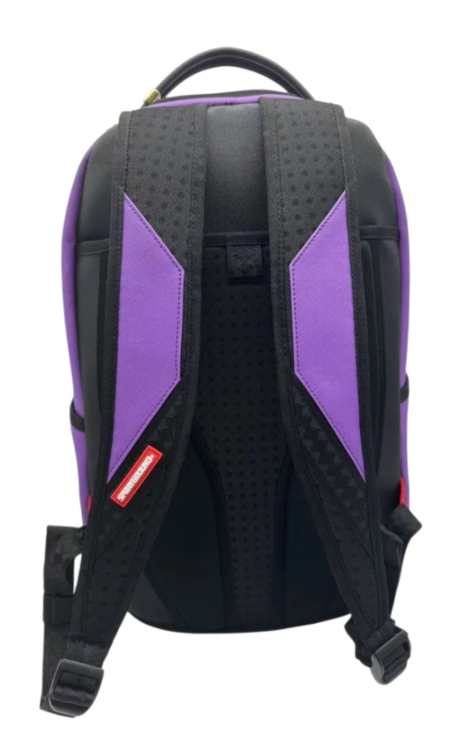 Sprayground Purple Shark Central DLXVS Backpack