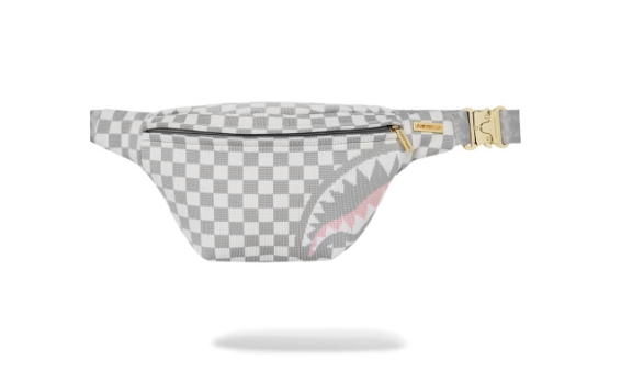 SPRAYGROUND KNIT SHARKS IN PARIS IN CREAM SAVVY CROSSBODY