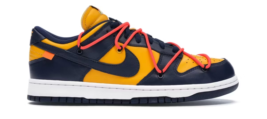 Nike Dunk Low Off-White University Gold(Pre-Owned)