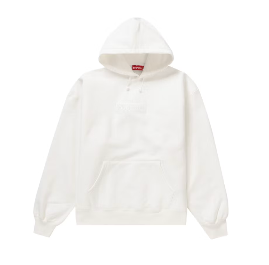 Supreme Box Logo Hooded Sweatshirt White