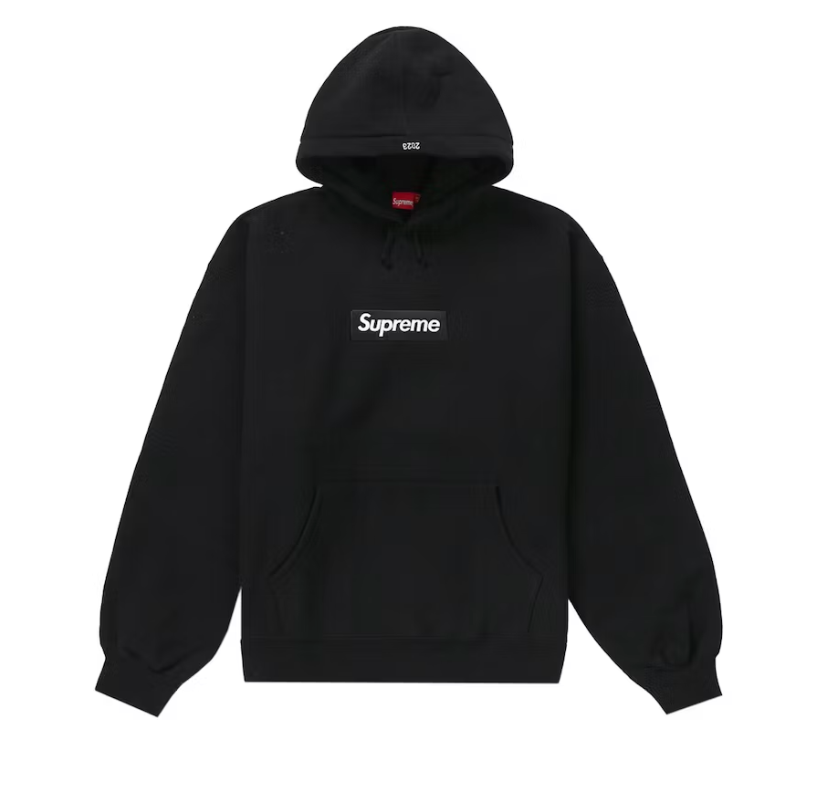 Supreme Box Logo Hooded Sweatshirt Black