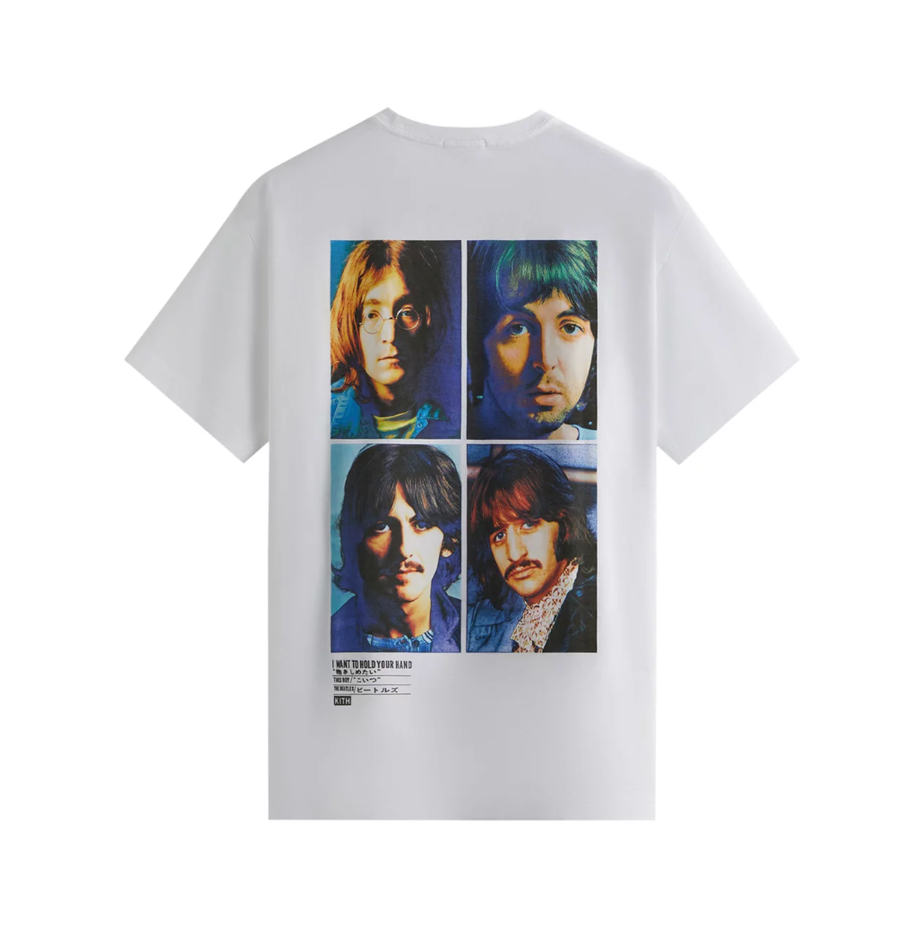 Kith For The Beatles Portrait Vintage Tee 'White'