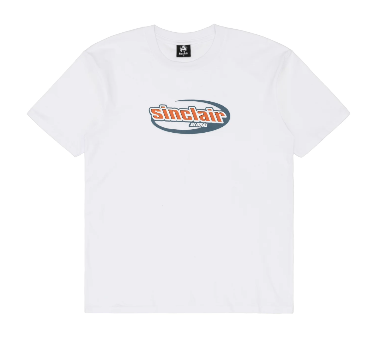 Sinclair Italics Logo Tee White