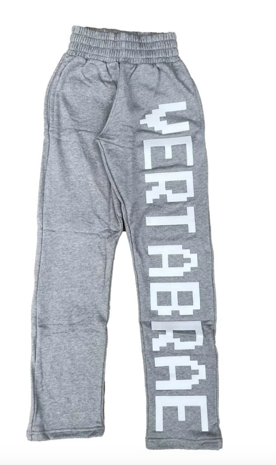 VERTABRAE SWEATPANTS 'HEATHER GREY/WHITE'