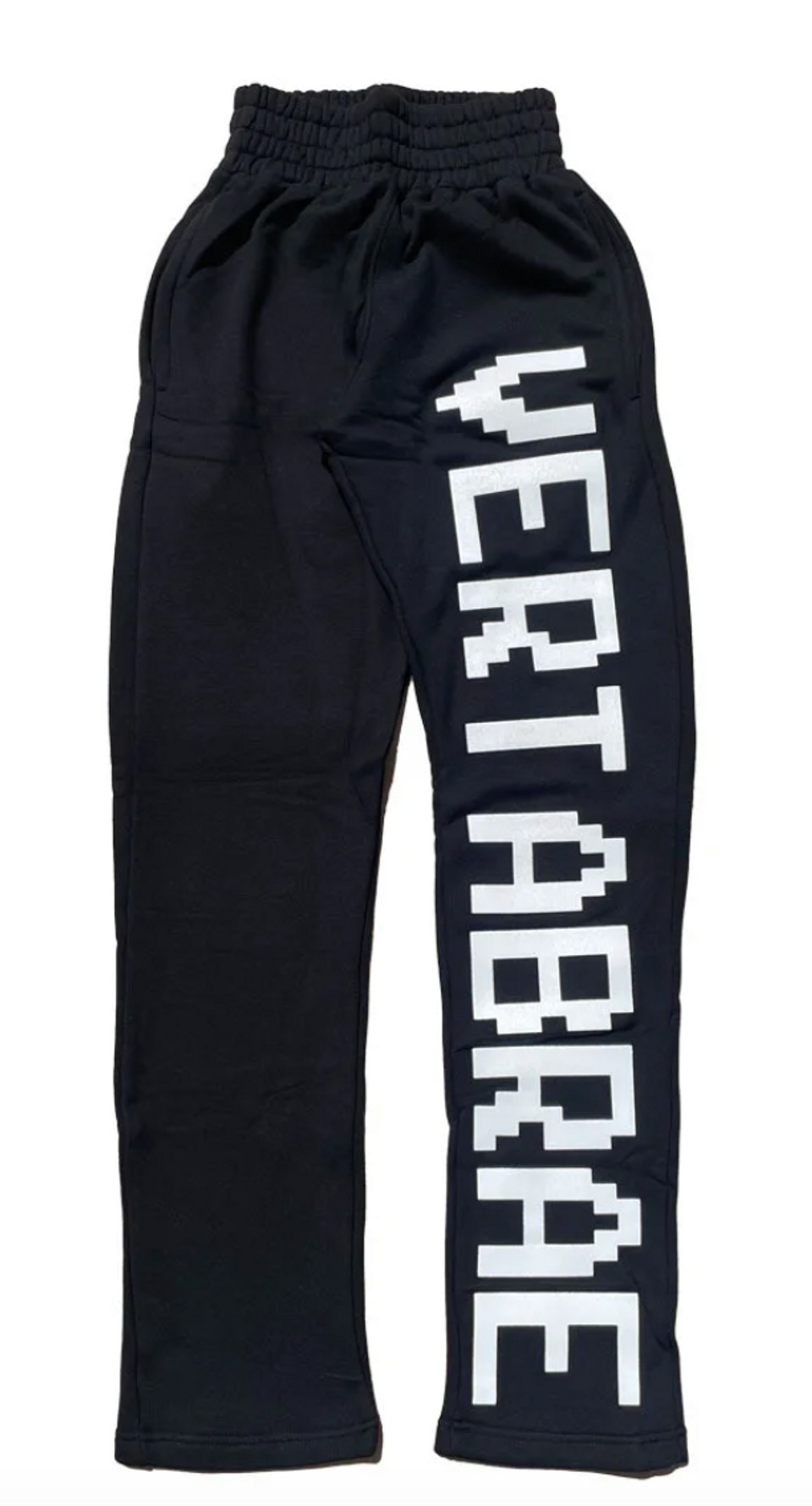 VERTABRAE SWEATPANTS 'BLACK/WHITE'