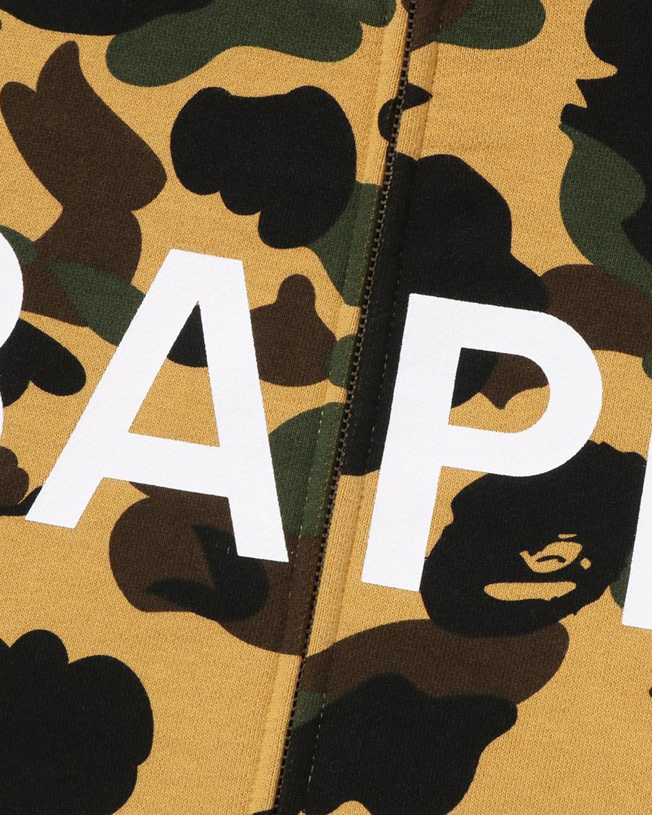 BAPE 1ST CAMO BALACLAVA FULL ZIP HOODIE Green