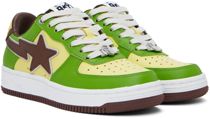 A Bathing Ape Bape Sta Green Brown Yellow