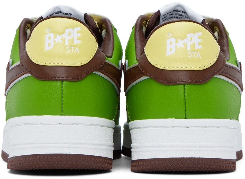 A Bathing Ape Bape Sta Green Brown Yellow