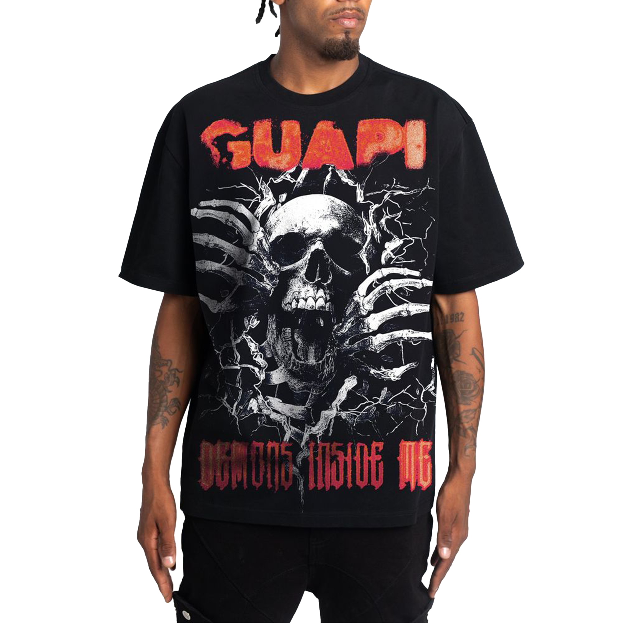 Guapi Demons Inside Tee Red