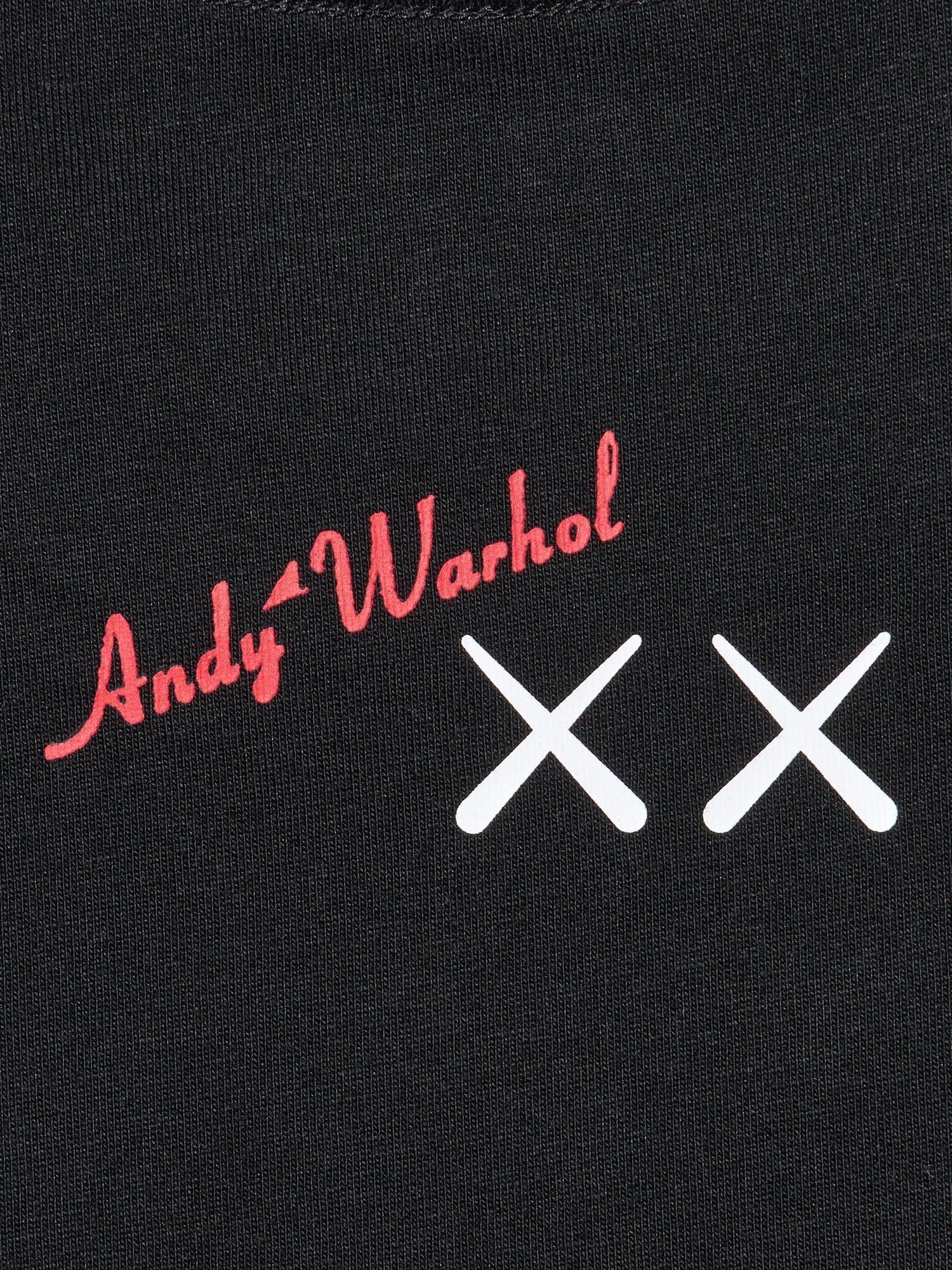 KAWS + Warhol UT Graphic Black/White T-Shirt