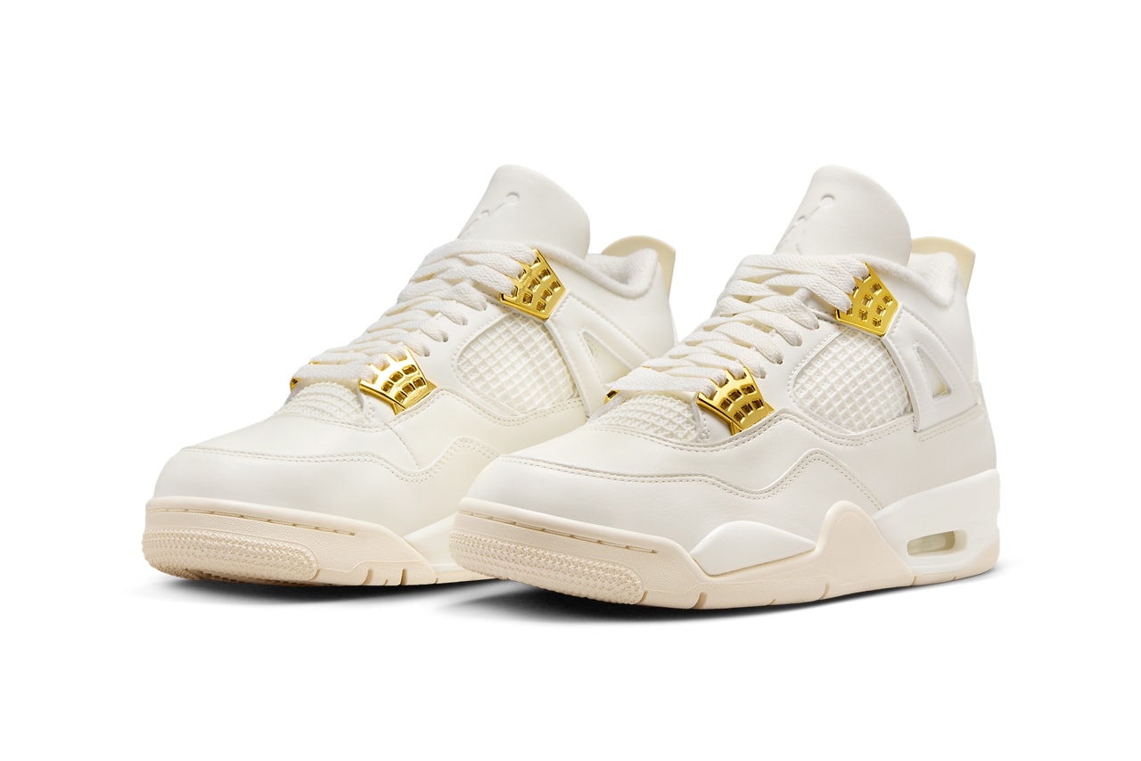 Air Jordan 4 Metallic Gold