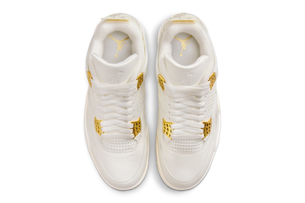 Air Jordan 4 Metallic Gold