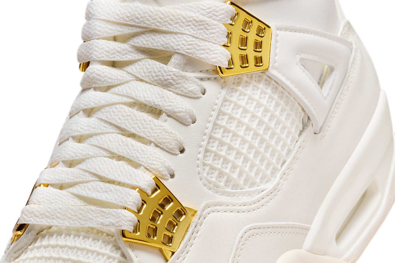 Air Jordan 4 Metallic Gold