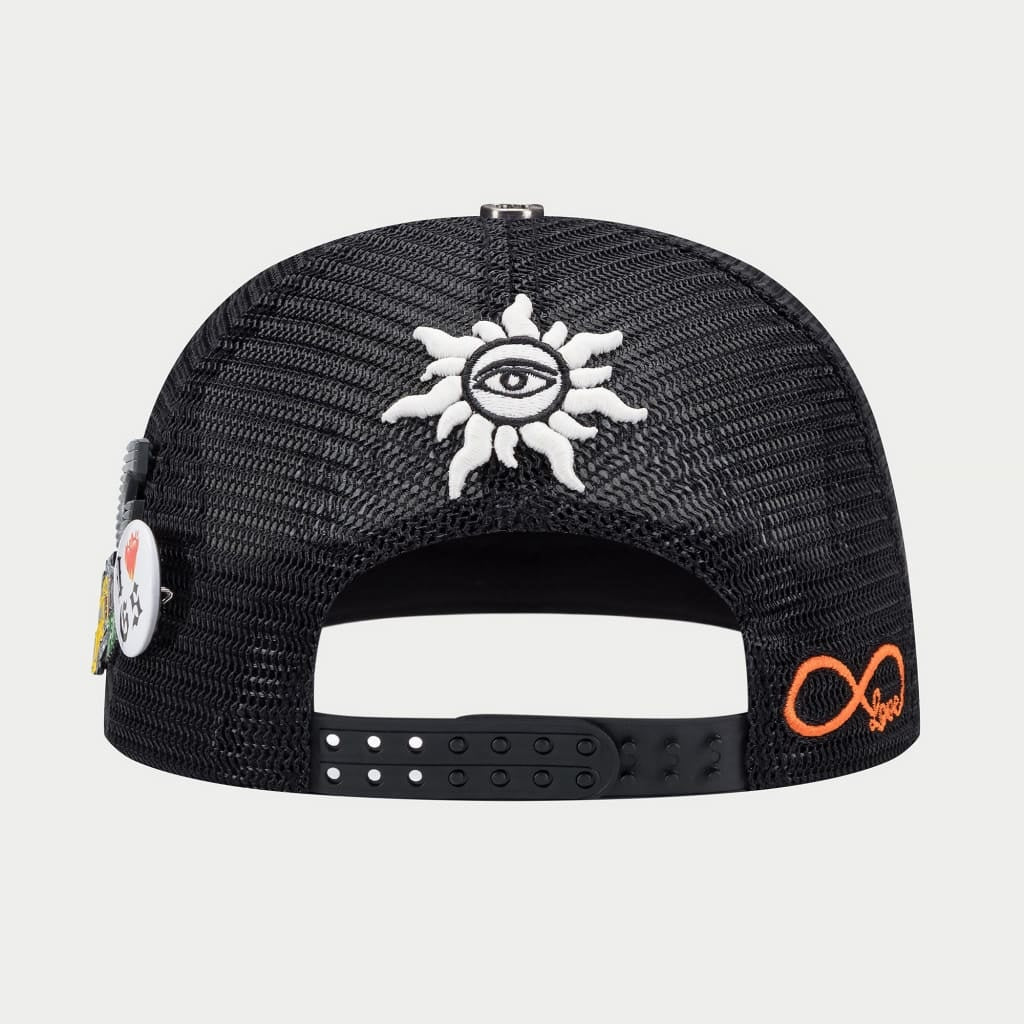 Godspeed GS Forever Trucker Hat Black/ Blue/ Orange