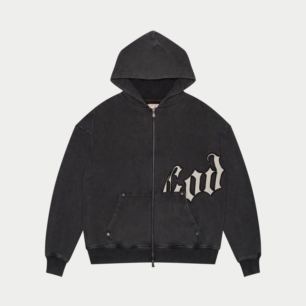 Godspeed Zip Up hoodie Black V2
