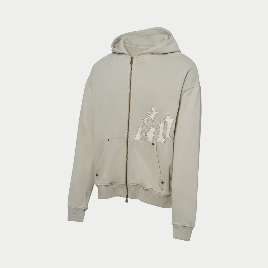 Godspeed Zip Up Hoodie V2 (Clay/Grey Wash)