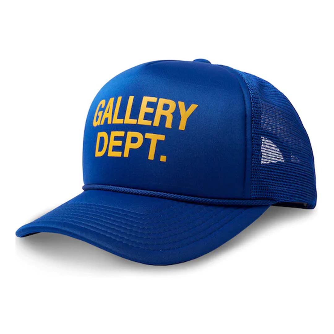 Gallery Dept. Logo gorra de camionero azul marino/amarillo