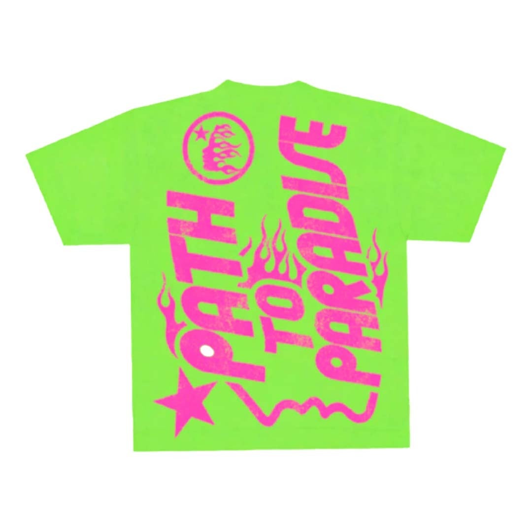 Hellstar Jesus Emblem T-Shirt Green