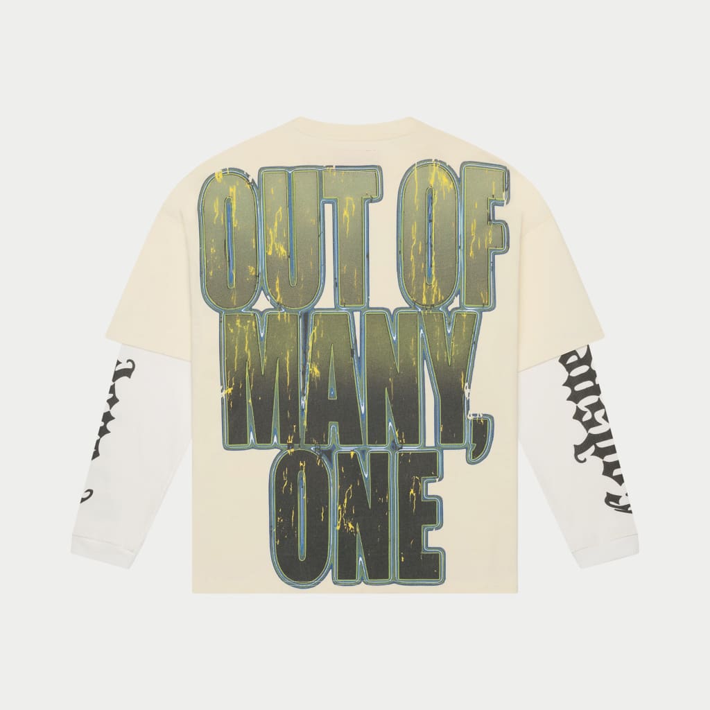 Godspeed Sunset Drift Layered T-Shirt (Bone)