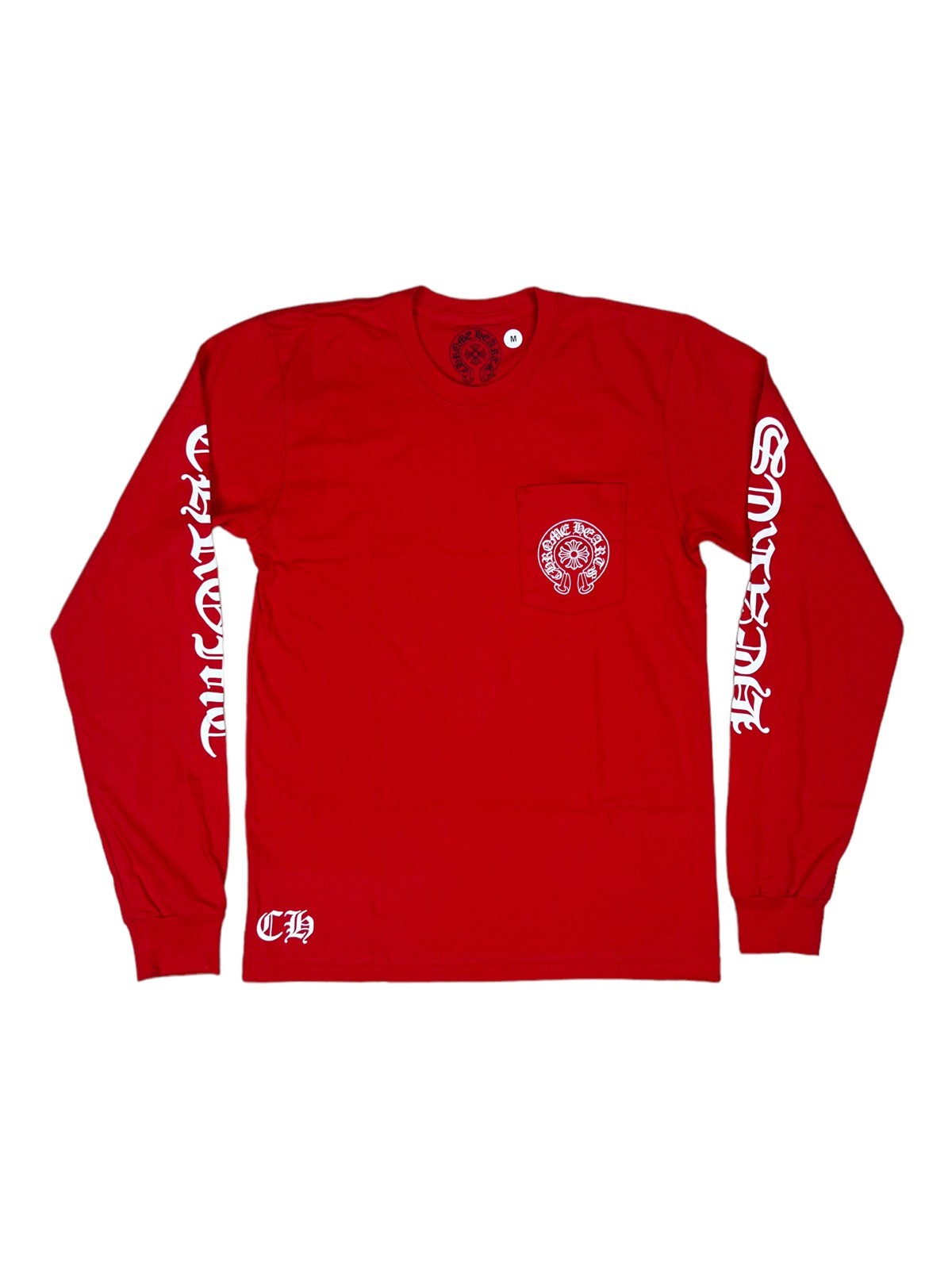 Chrome Hearts Scroll Logo Long Sleeve T-Shirt 2023