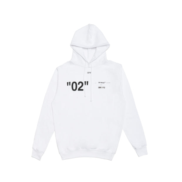 Off White 02 Hoodie White