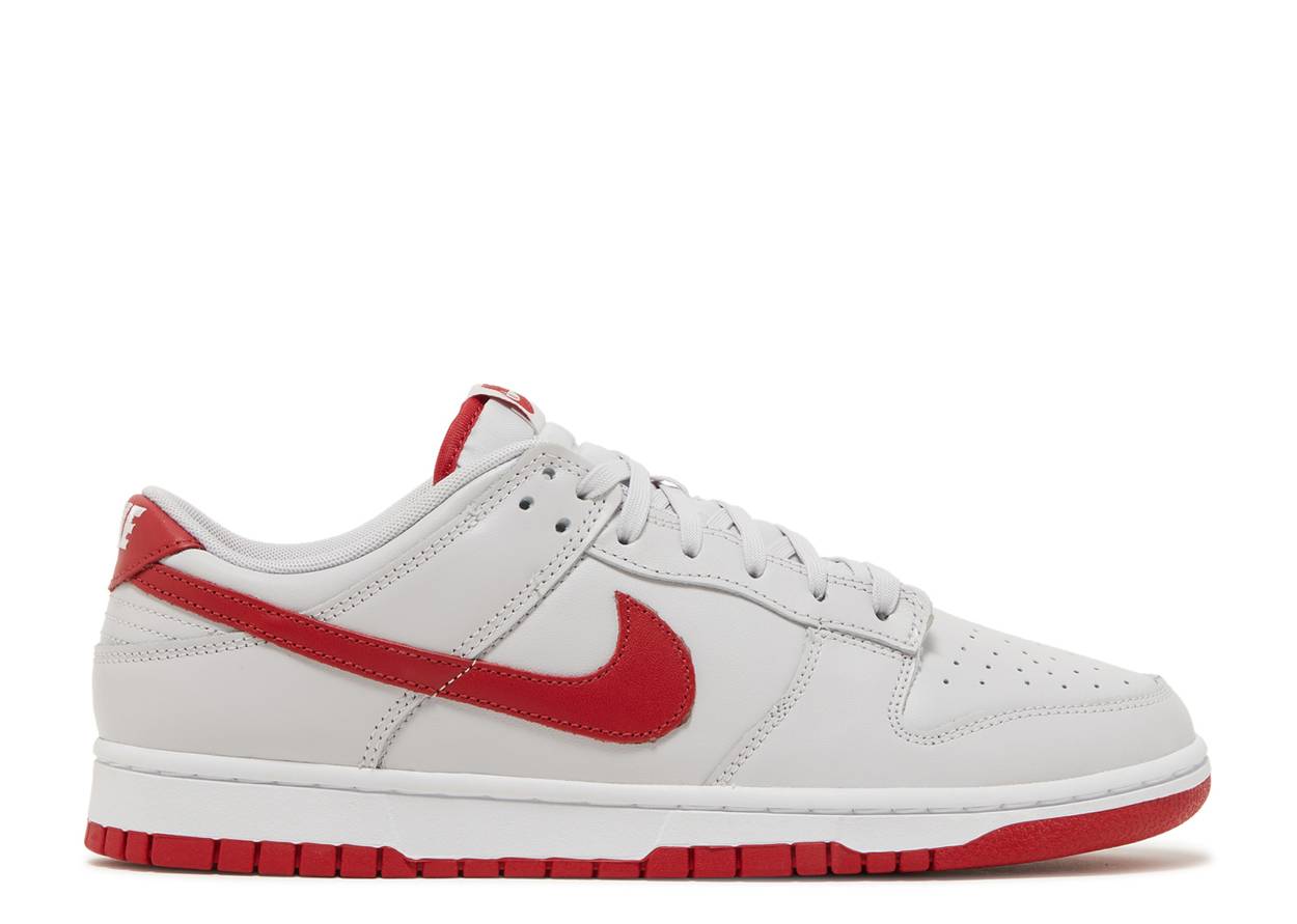 Nike Dunk Low Vast Gris Varsity Rojo
