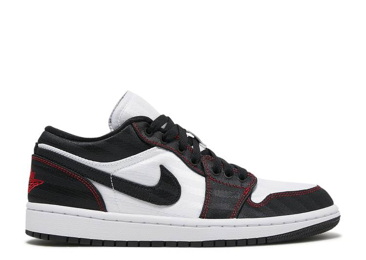 Air Jordan 1 Low SE Utility Blanco Negro Gimnasio Rojo (W)
