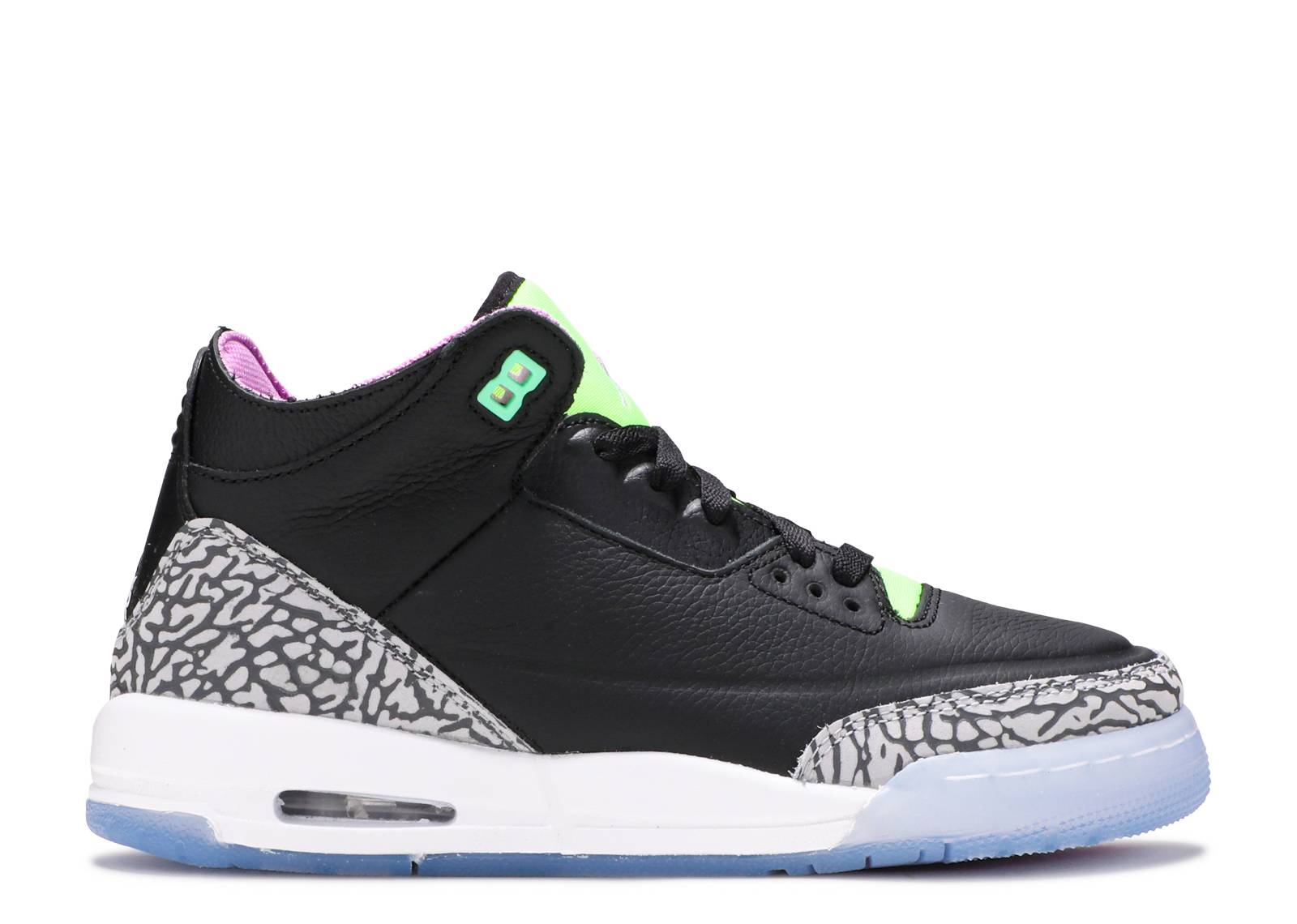 Air Jordan 3 Retro Verde eléctrico (GS)