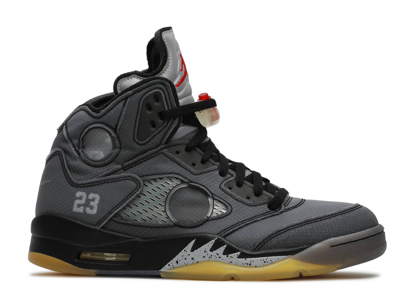 Air Jordan 5 Retro Blanco roto 'Muslin' Negro