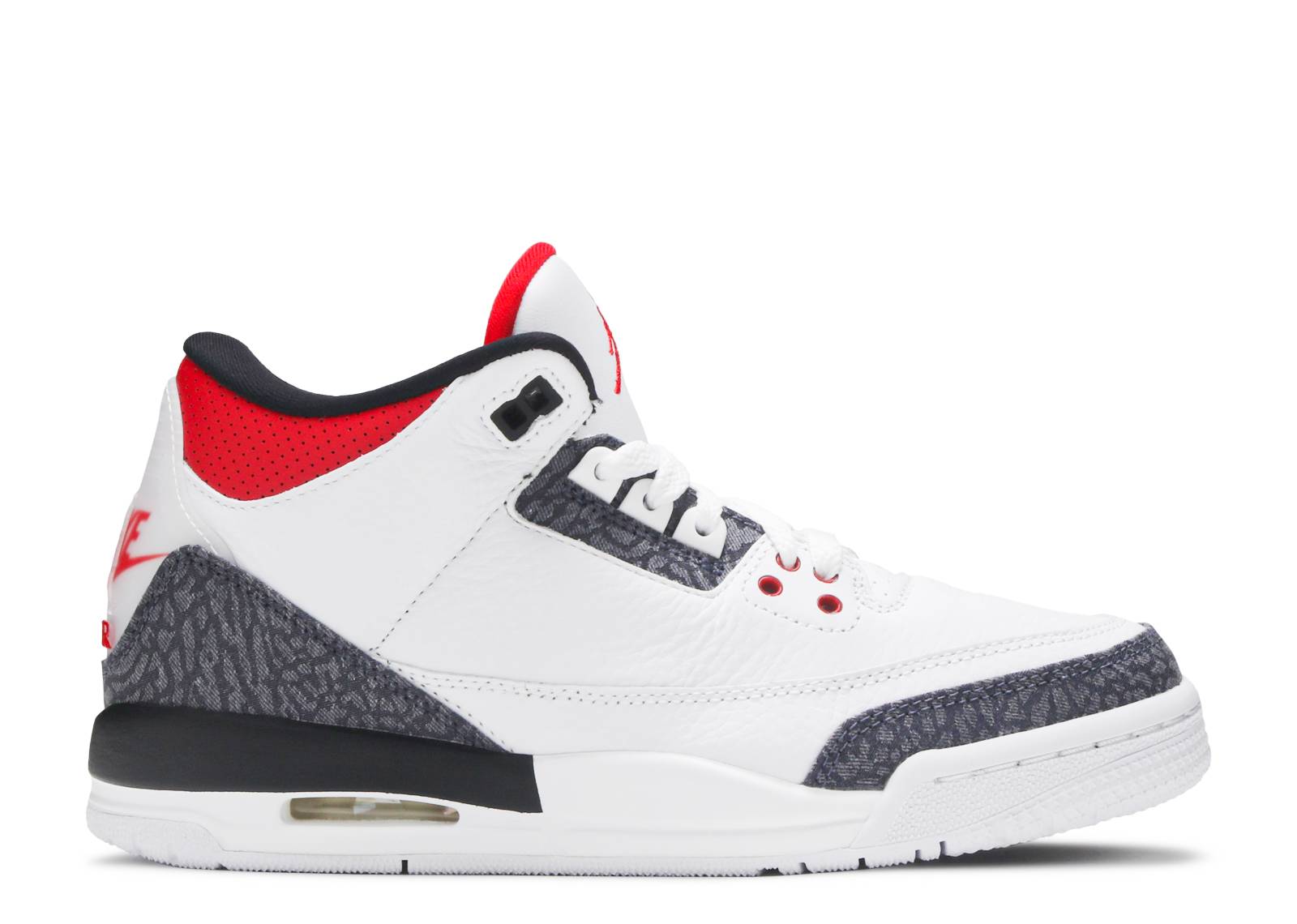 Air Jordan 3 Retro SE Rojo Fuego Denim (GS)