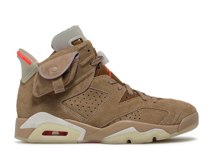 Air Jordan 6 Retro Travis Scott Caqui Británico