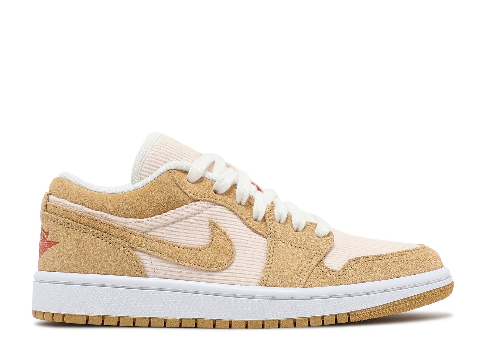 Air Jordan 1 Low SE Twine Naranja Cuarzo Corduroy (W)