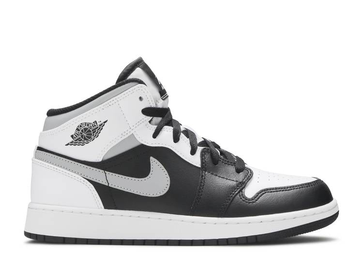 Air Jordan 1 Mid White Shadow (GS)