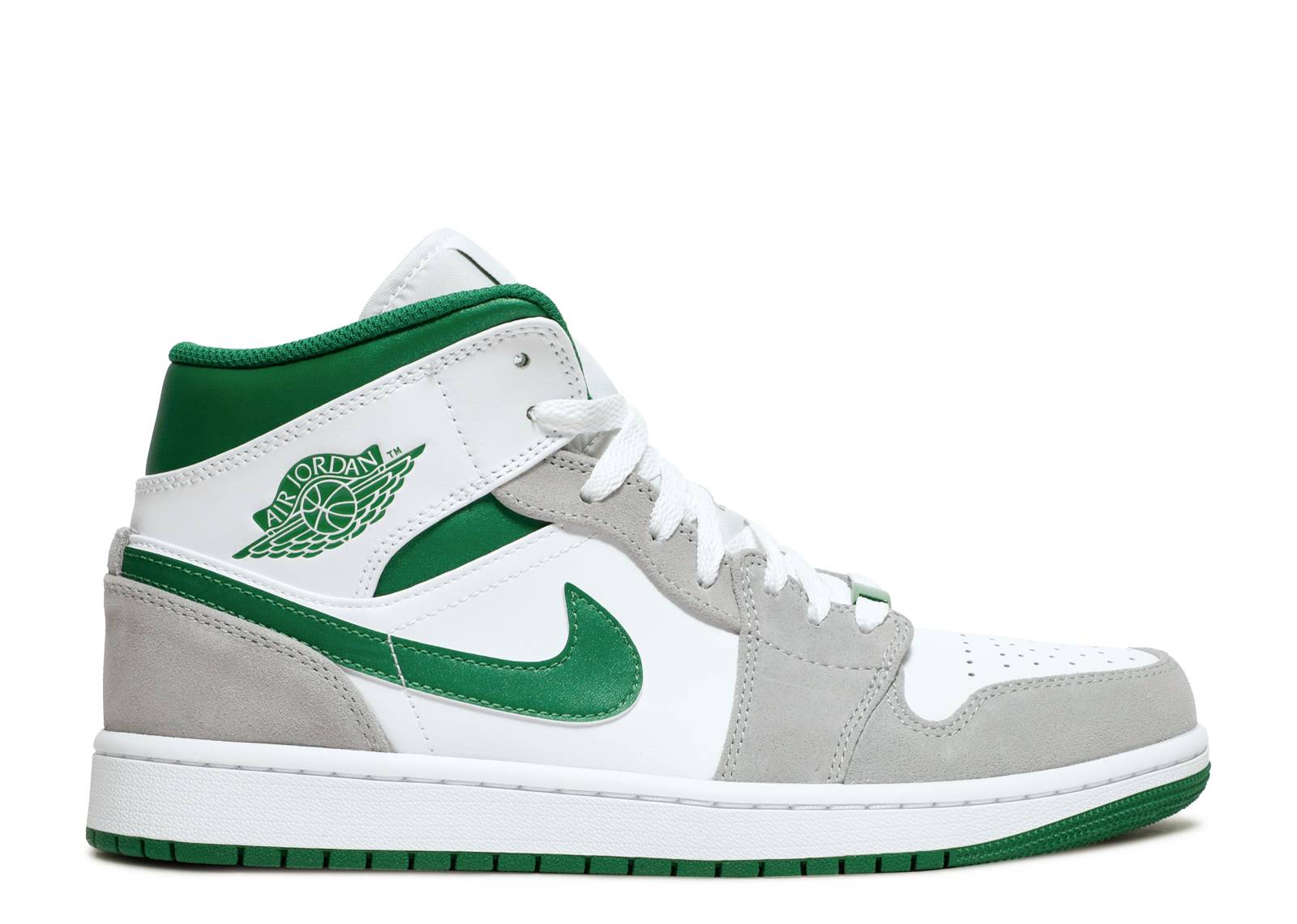 Air Jordan 1 Mid Gris Verde