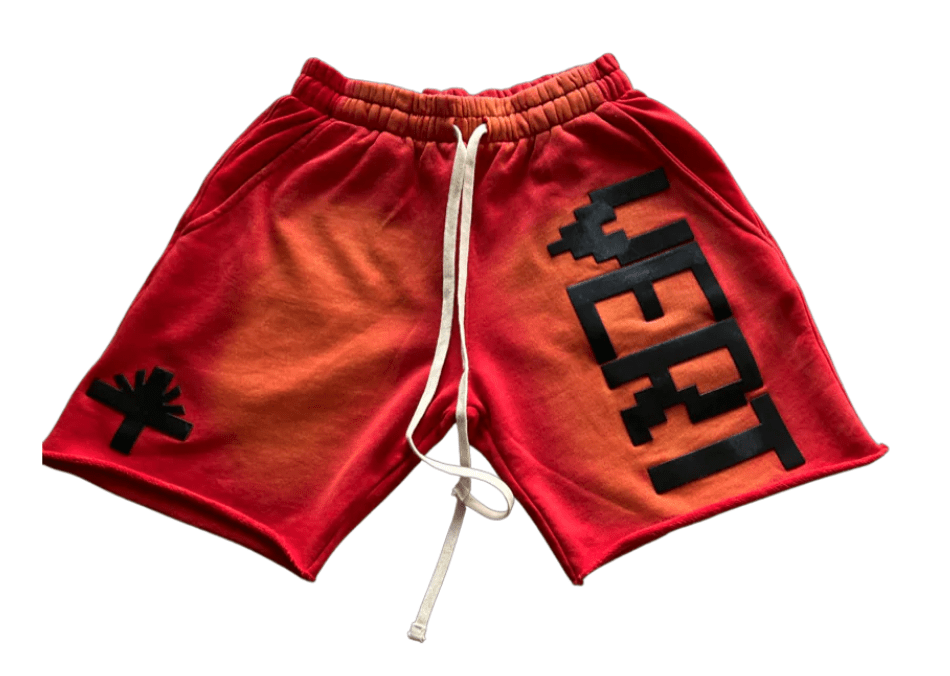 Pantalón corto deportivo Vertabrae D3 rojo