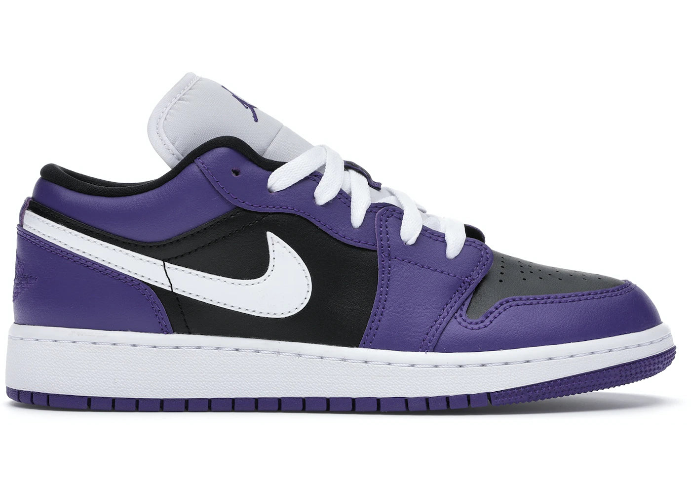 Air Jordan 1 Low Court Púrpura Negro (GS)