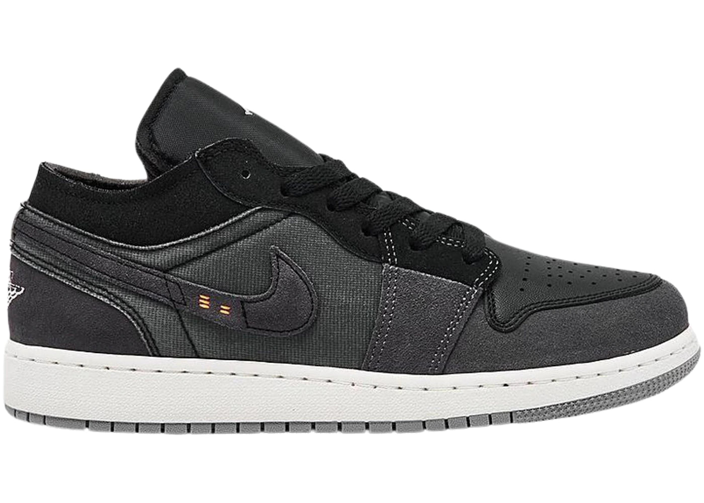 Air Jordan 1 Low Craft Inside Out Negras (GS)