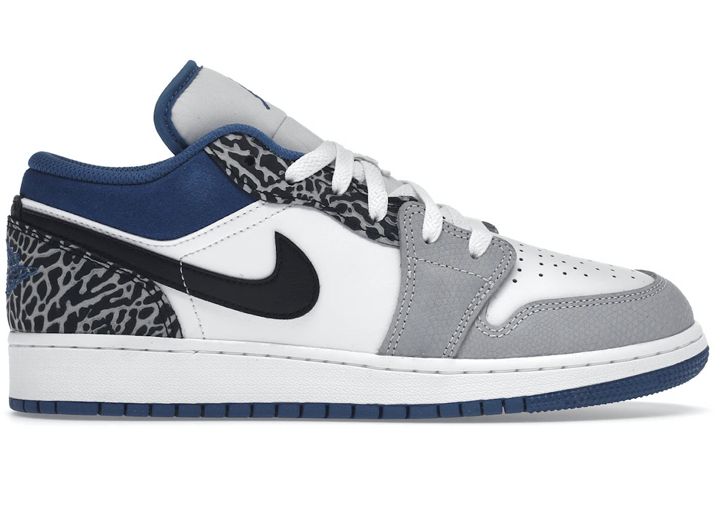 Air Jordan 1 Low SE True Azul (GS)