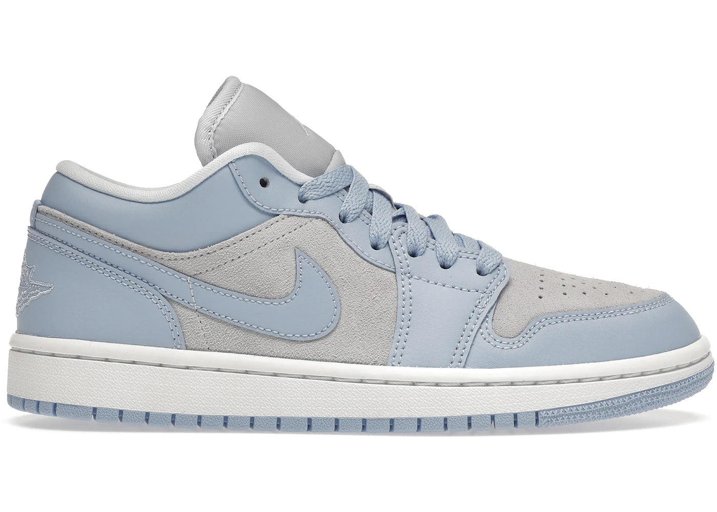 Air Jordan 1 Low Fútbol Gris Aluminio (W)