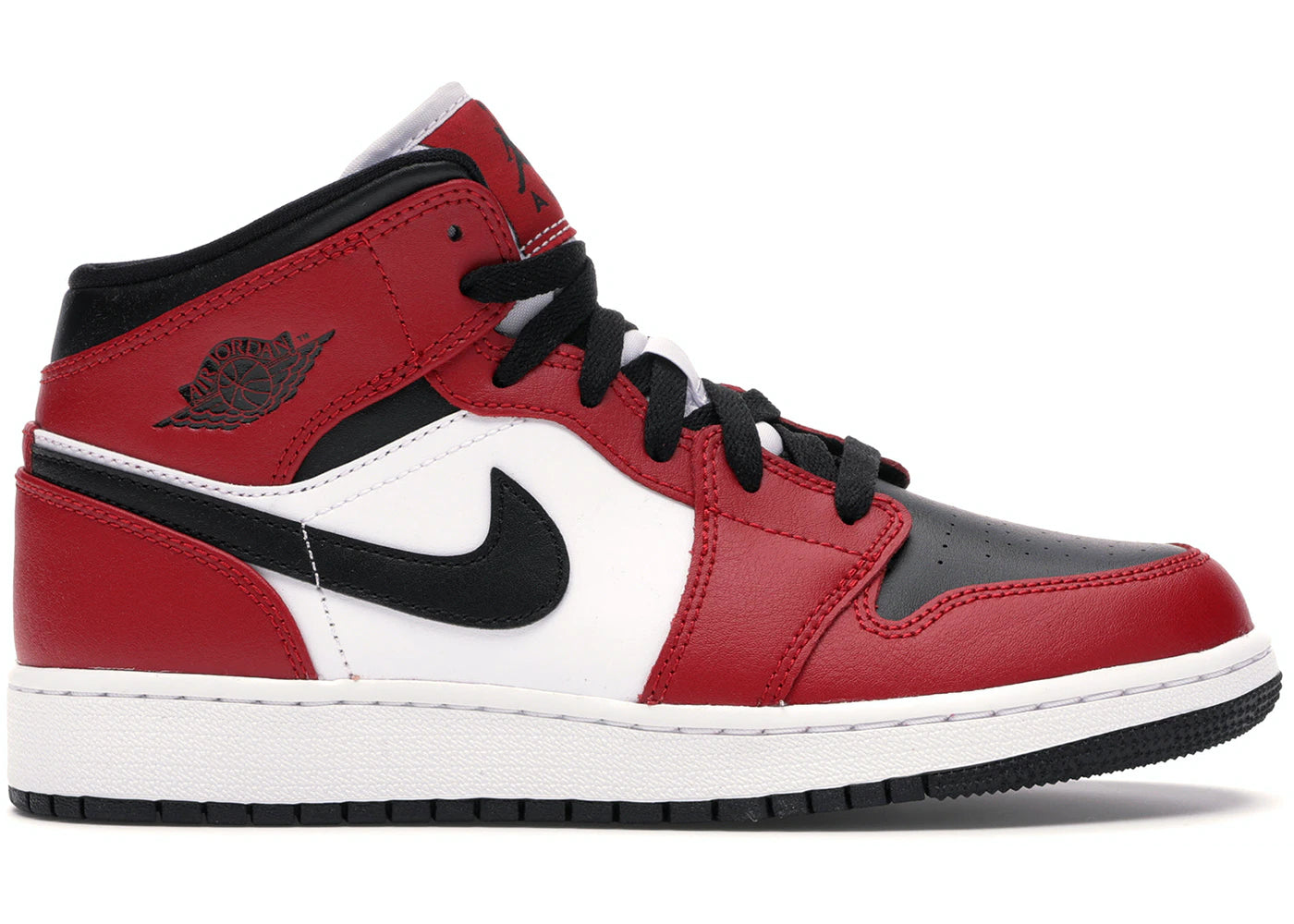 Air Jordan 1 Mid Chicago Punta negra (GS)