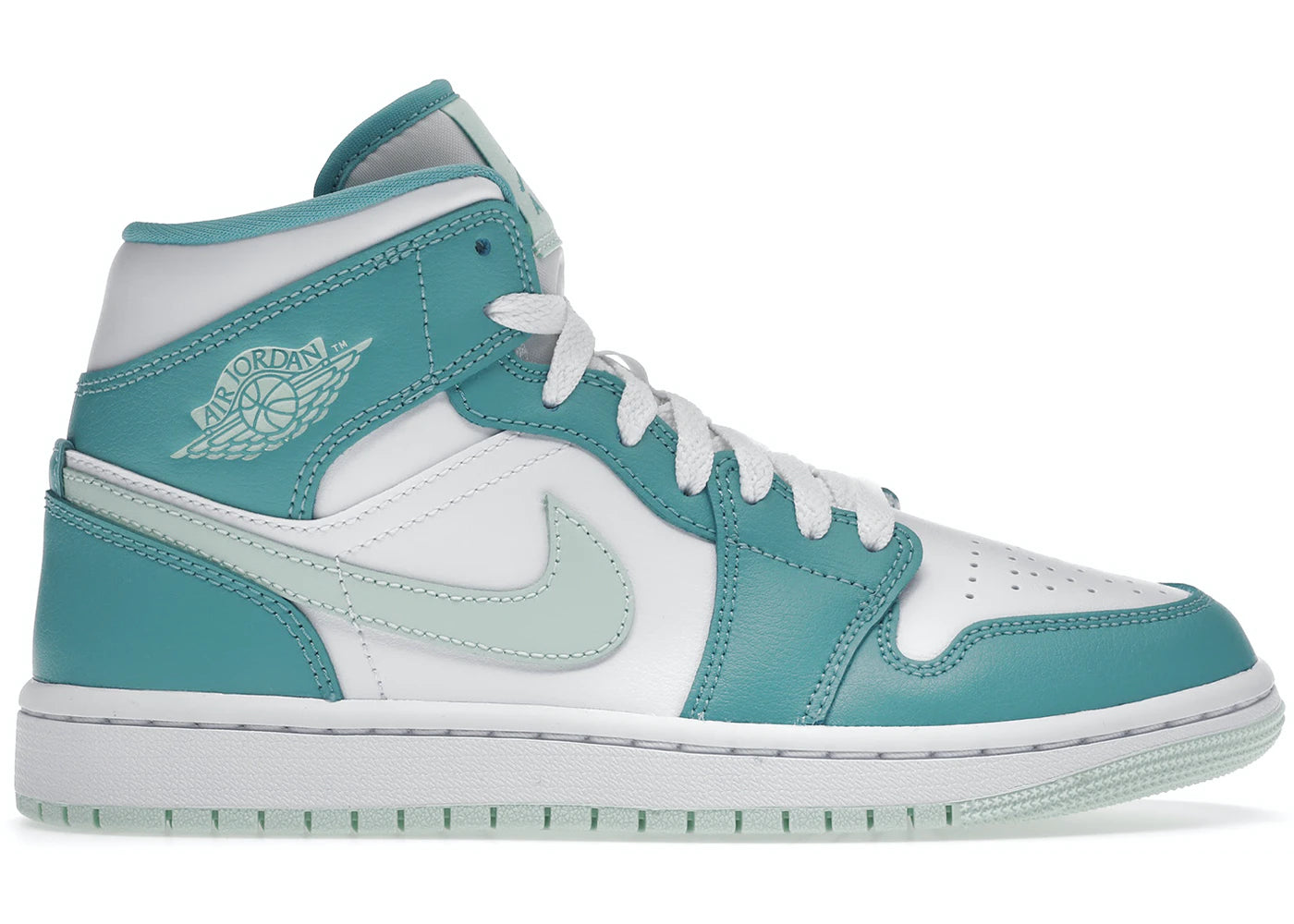 Air Jordan 1 Mid Teal lavado (W)