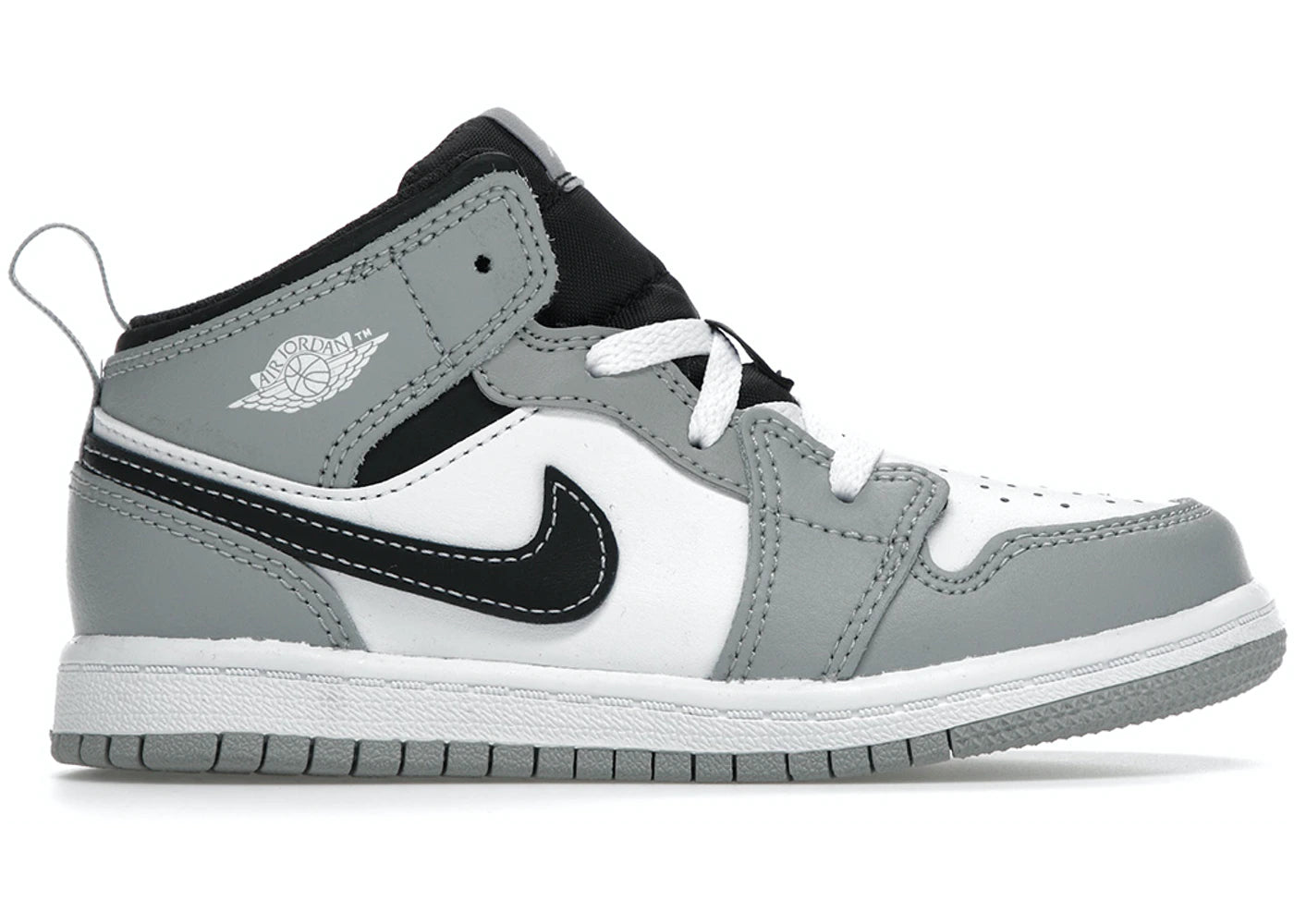 Air Jordan 1 Mid Gris Humo Claro (2022) (TD)