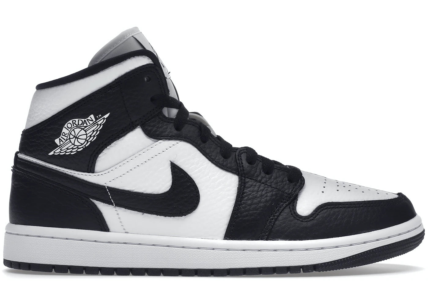 Air Jordan 1 Mid Split Negro Blanco (W)