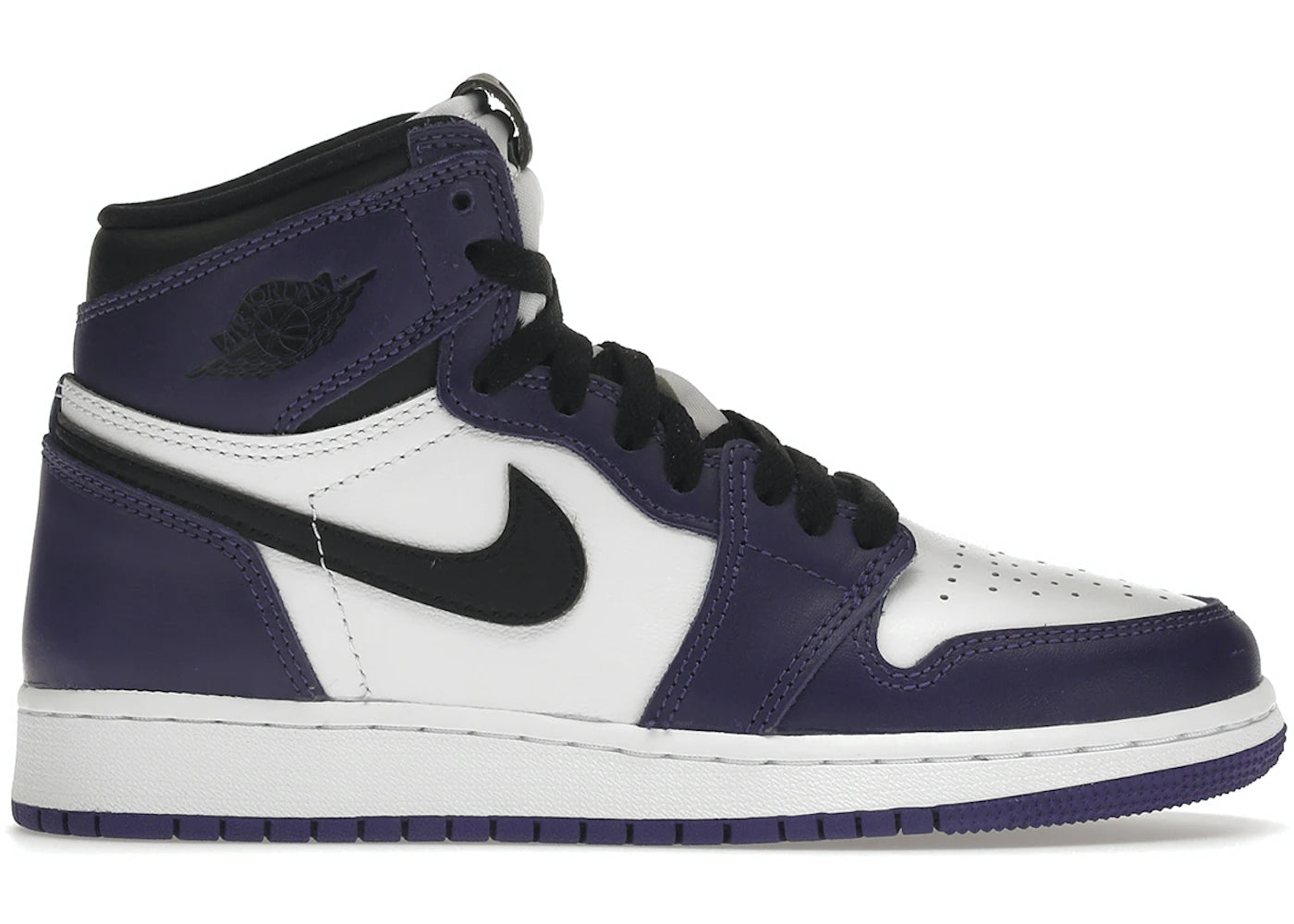 Air Jordan 1 Retro High Court Purple White (GS)