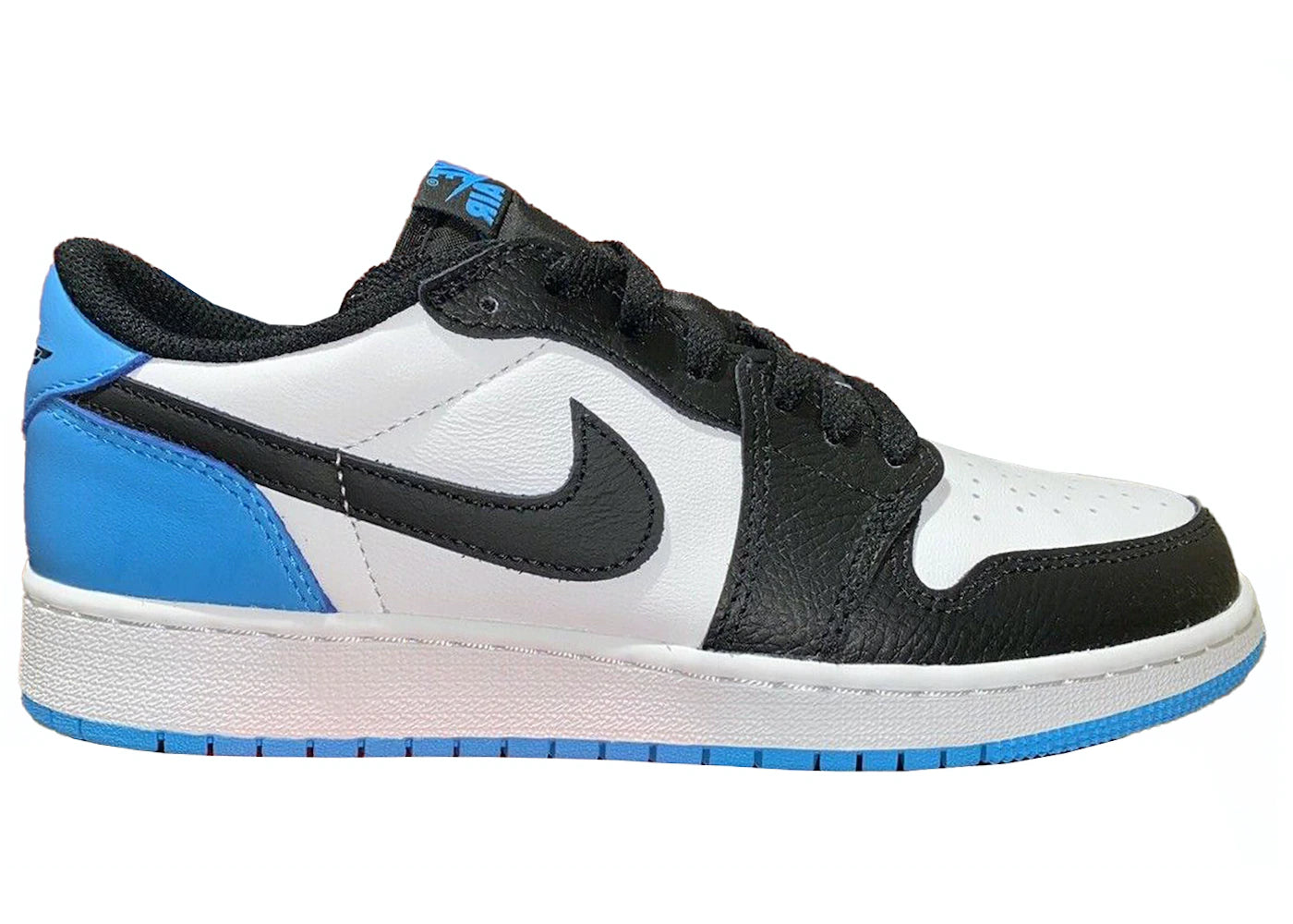 Air Jordan 1 Retro Low OG Black Dark Powder Blue (GS)