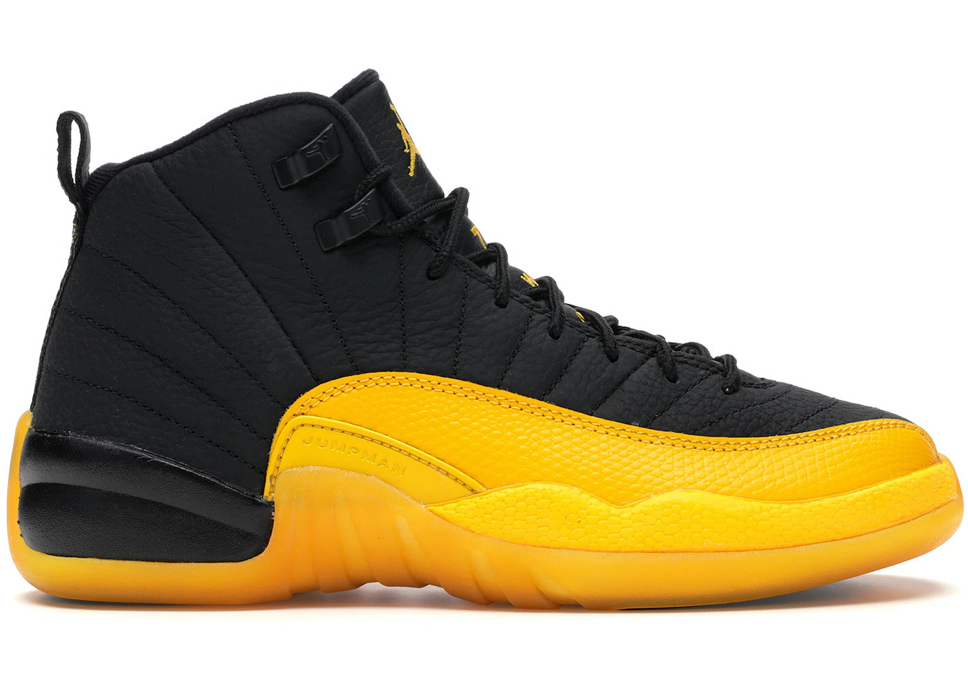 Air Jordan 12 Retro Negro Universidad Oro (GS)