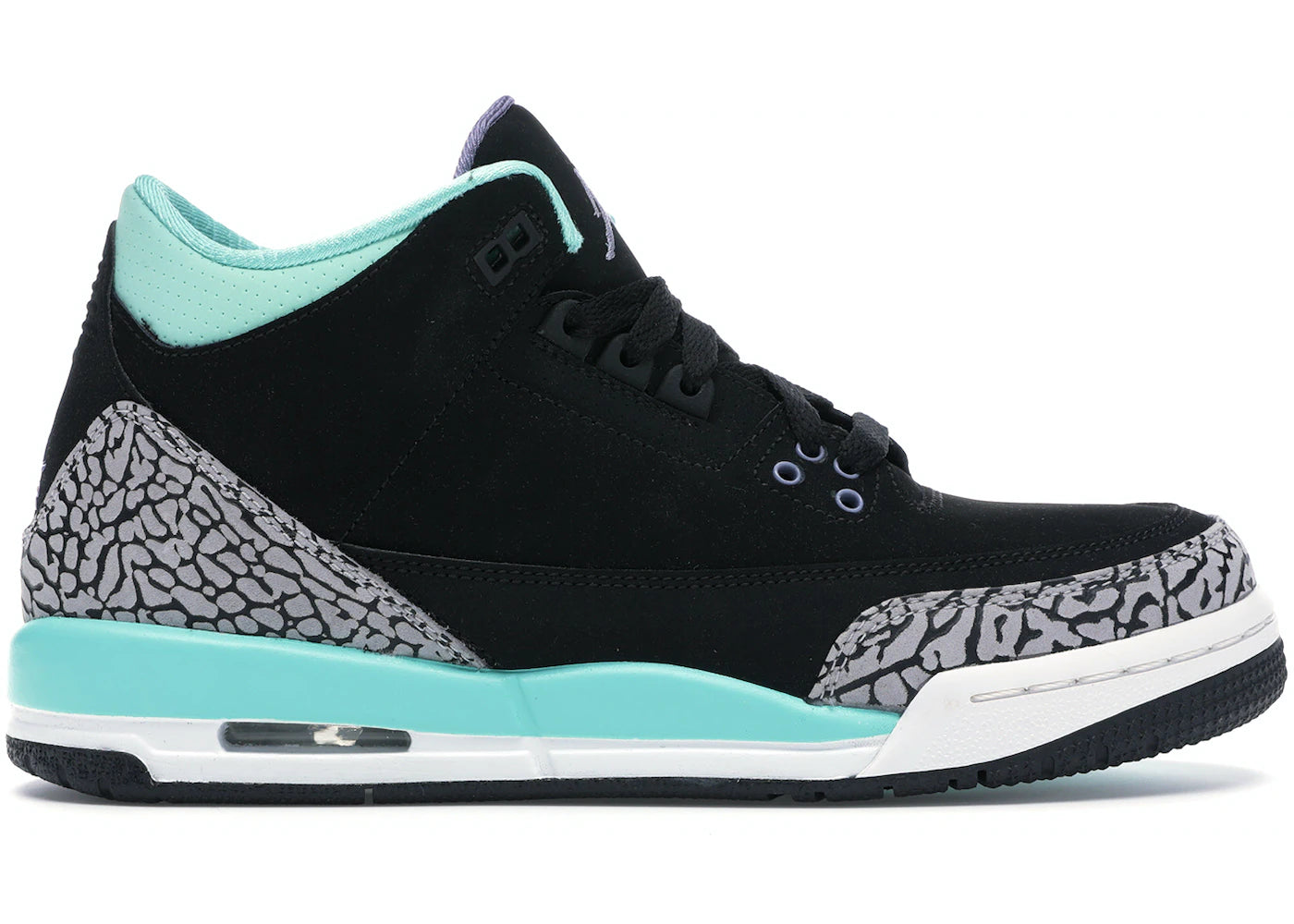 Air Jordan 3 Retro Blanqueado Turquesa Menta (GS)