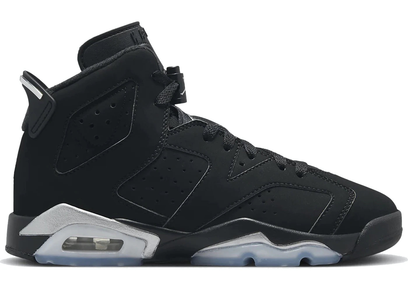 Air Jordan 6 Retro Chrome Metallic Silver (GS)